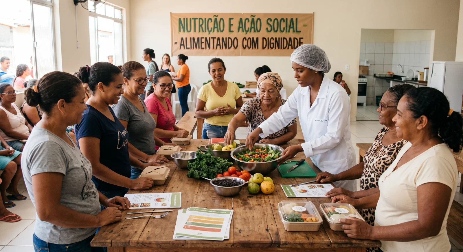 Nutrição vai muito além do prato: é dignidade e transformação social.